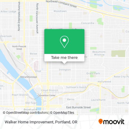 Walker Home Improvement map