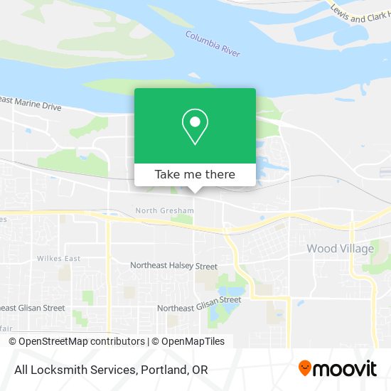 All Locksmith Services map