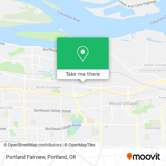Portland Fairview map