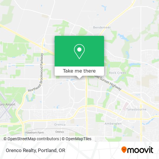 Orenco Realty map