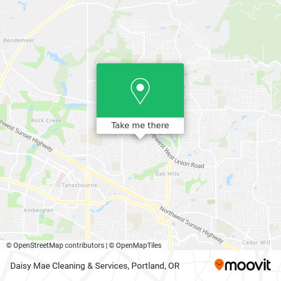 Mapa de Daisy Mae Cleaning & Services