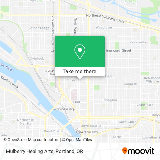 Mapa de Mulberry Healing Arts