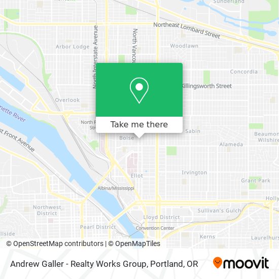 Mapa de Andrew Galler - Realty Works Group