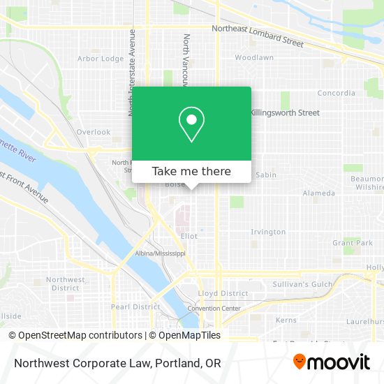 Mapa de Northwest Corporate Law