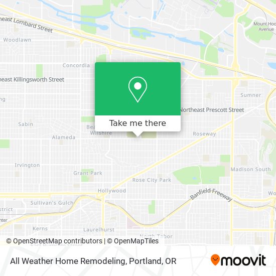 All Weather Home Remodeling map