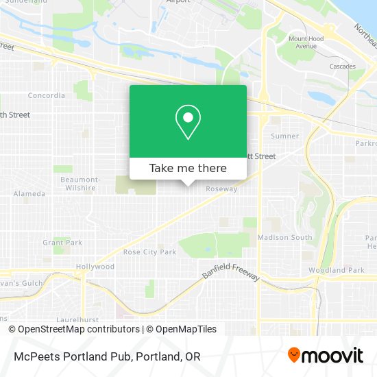 Mapa de McPeets Portland Pub