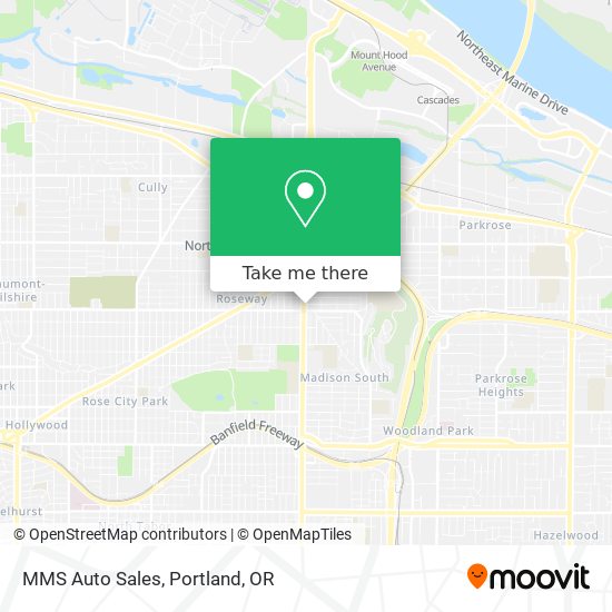 MMS Auto Sales map