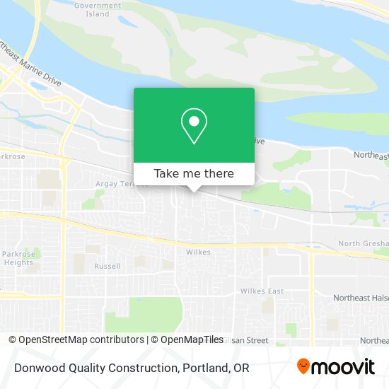 Mapa de Donwood Quality Construction