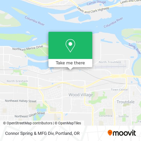 Mapa de Connor Spring & MFG Div