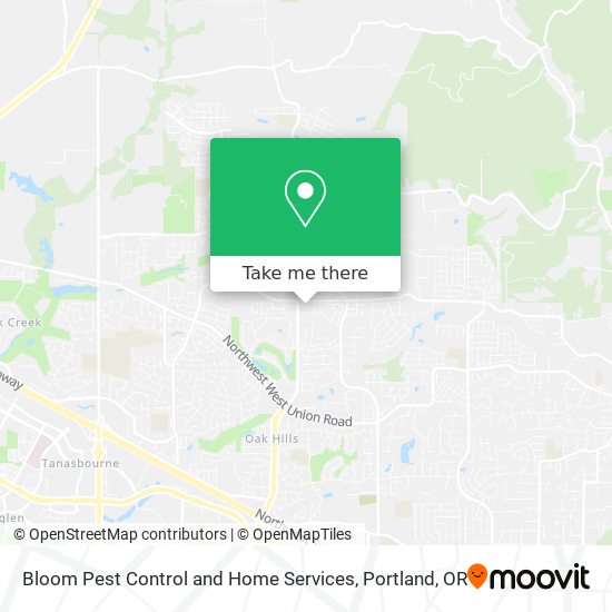 Mapa de Bloom Pest Control and Home Services