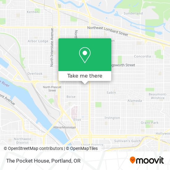 The Pocket House map