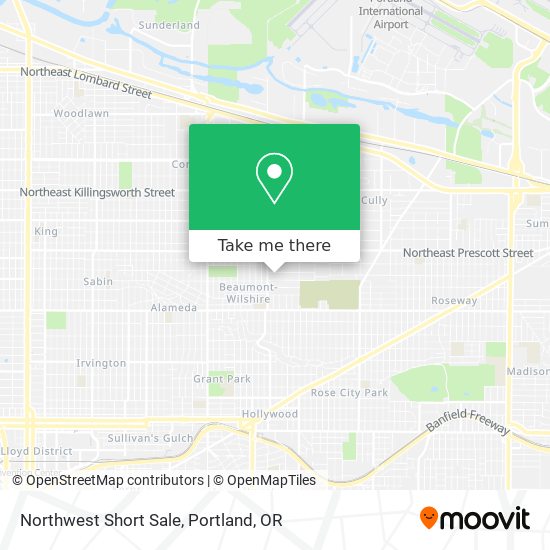 Northwest Short Sale map