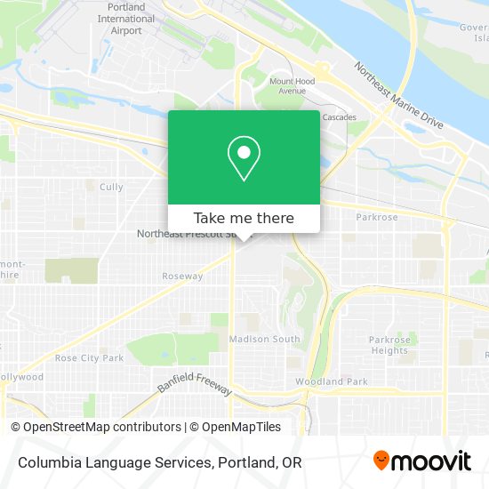 Columbia Language Services map