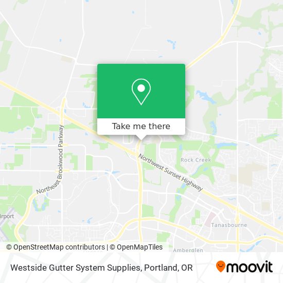 Westside Gutter System Supplies map