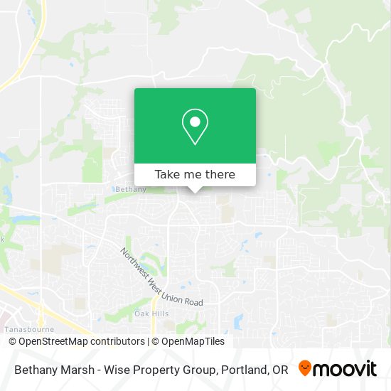 Mapa de Bethany Marsh - Wise Property Group