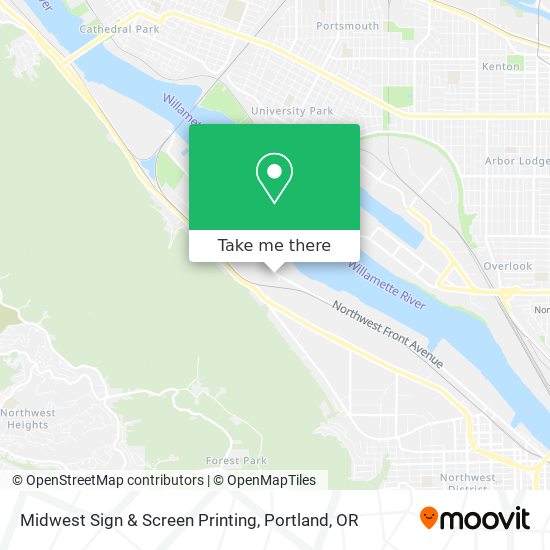 Midwest Sign & Screen Printing map