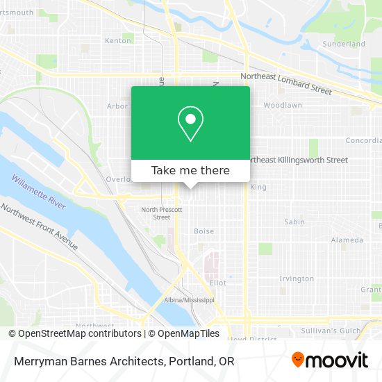 Merryman Barnes Architects map