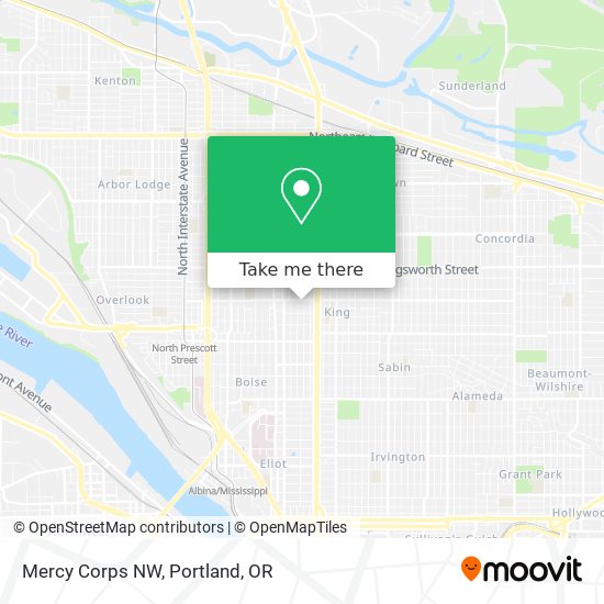 Mercy Corps NW map