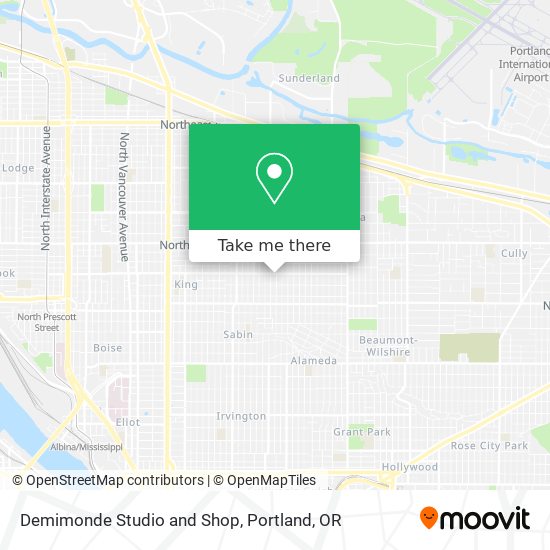 Demimonde Studio and Shop map