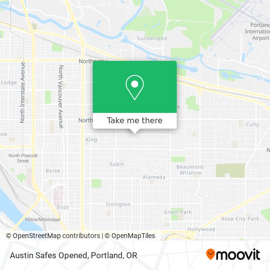 Mapa de Austin Safes Opened