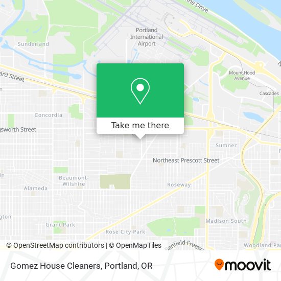 Gomez House Cleaners map