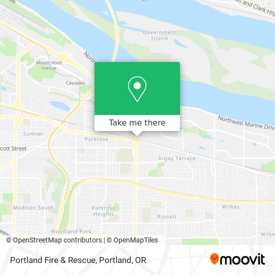 Mapa de Portland Fire & Rescue