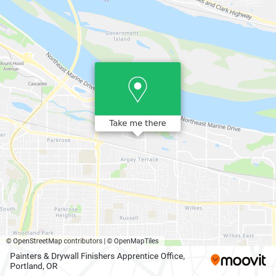 Painters & Drywall Finishers Apprentice Office map