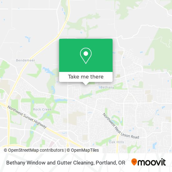 Mapa de Bethany Window and Gutter Cleaning