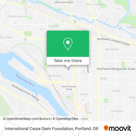 International Carpe Diem Foundation map