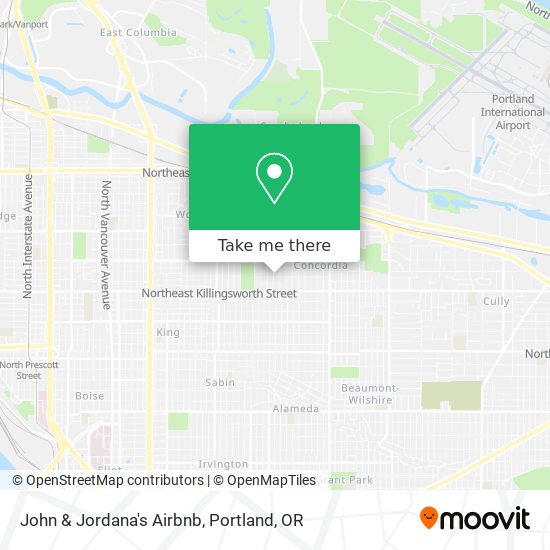 Mapa de John & Jordana's Airbnb