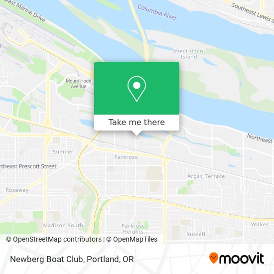 Mapa de Newberg Boat Club