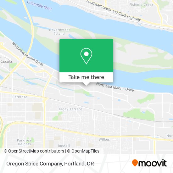 Oregon Spice Company map