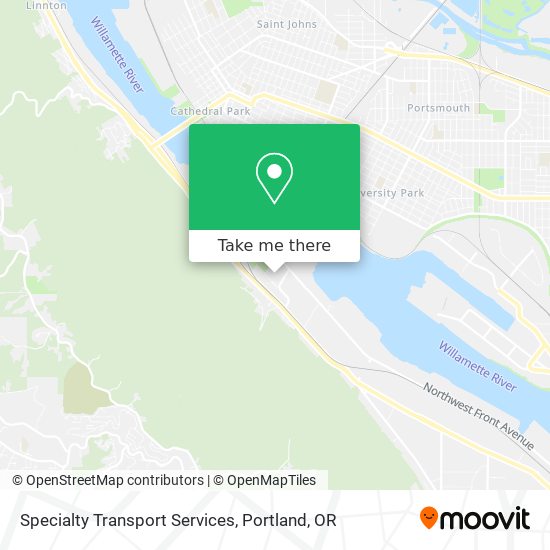 Specialty Transport Services map