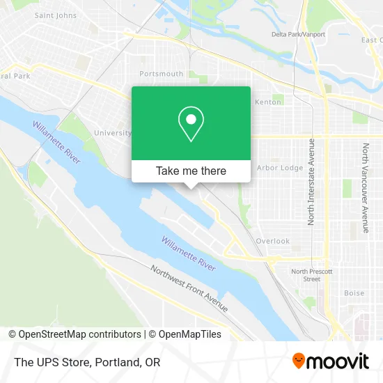 Mapa de The UPS Store
