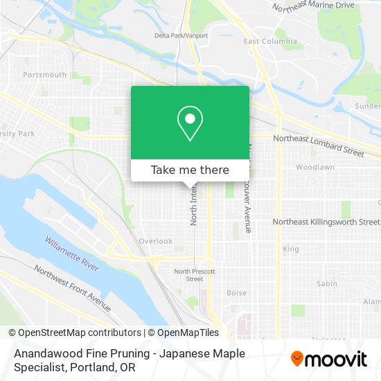 Anandawood Fine Pruning - Japanese Maple Specialist map