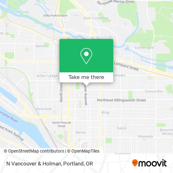 N Vancouver & Holman map