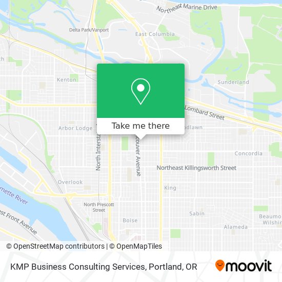 KMP Business Consulting Services map