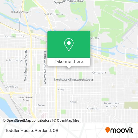 Mapa de Toddler House