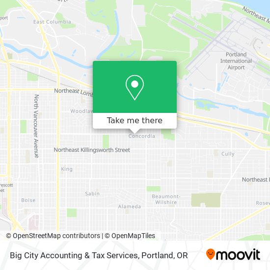 Big City Accounting & Tax Services map