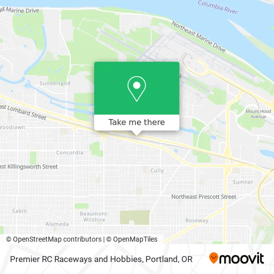 Premier RC Raceways and Hobbies map