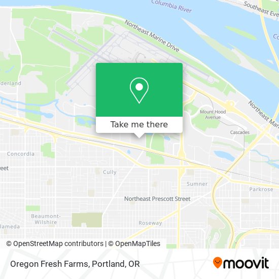 Mapa de Oregon Fresh Farms