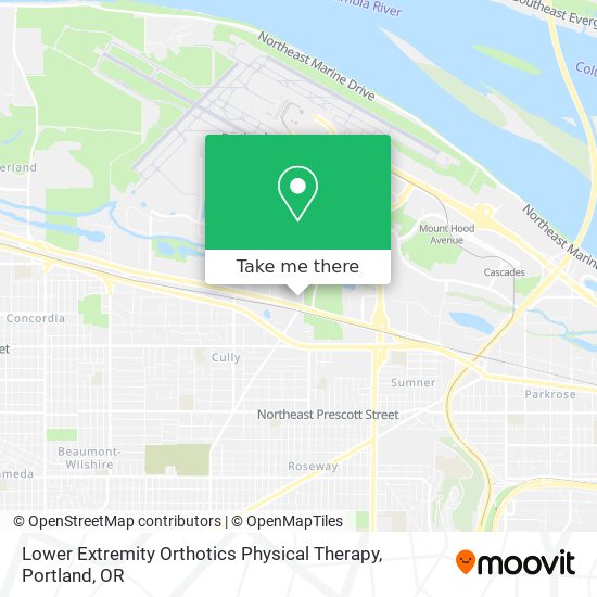 Mapa de Lower Extremity Orthotics Physical Therapy