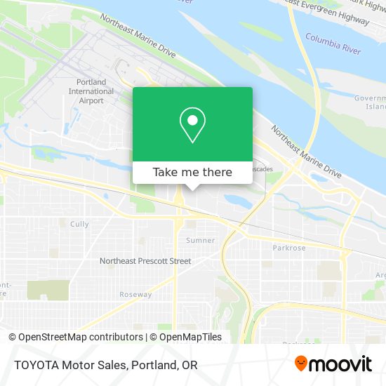 TOYOTA Motor Sales map