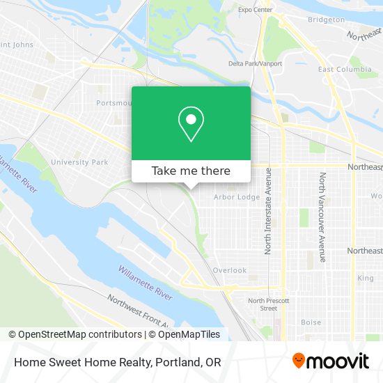 Home Sweet Home Realty map