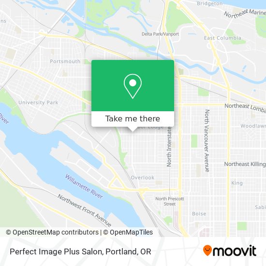 Mapa de Perfect Image Plus Salon