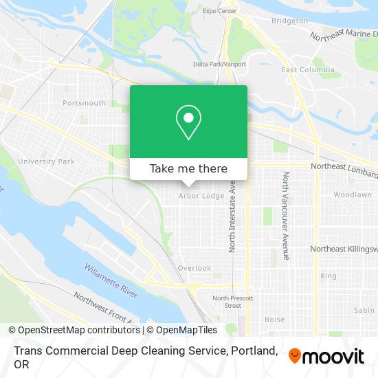 Trans Commercial Deep Cleaning Service map