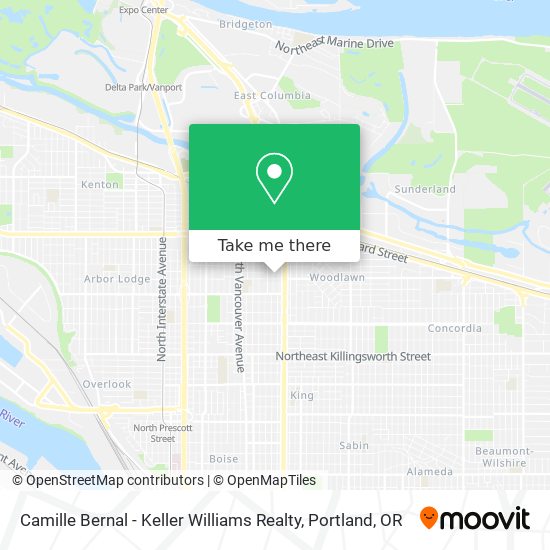 Camille Bernal - Keller Williams Realty map