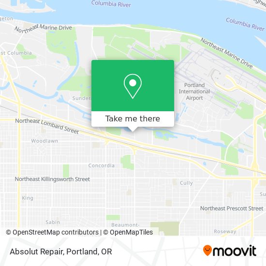 Absolut Repair map