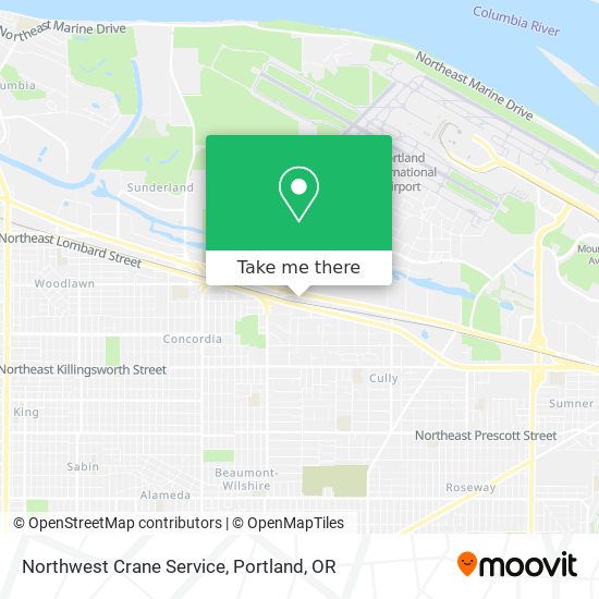 Mapa de Northwest Crane Service