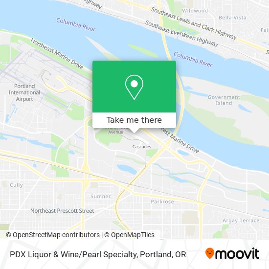 PDX Liquor & Wine / Pearl Specialty map